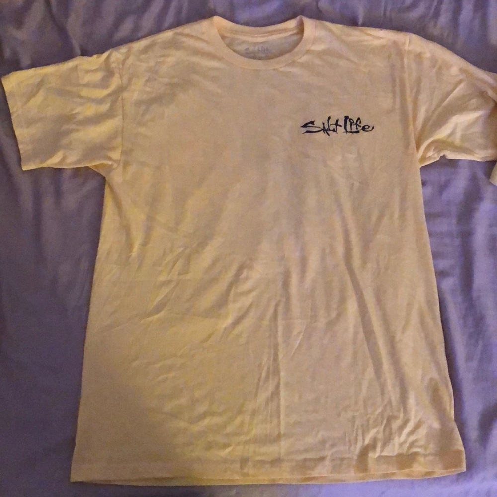 Two medium saltlife shirts only worn once